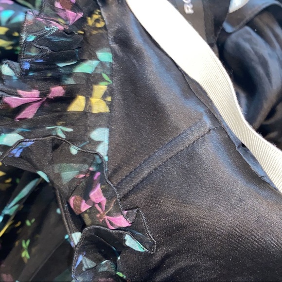 ROCHAS Strapless long dress - dragon fly pattern - Picture 7 of 16